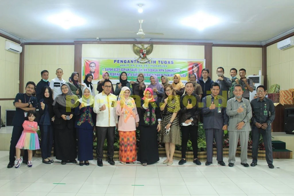 Pengantar Alih Tugas Hakim Pengadilan Negeri Siak Sri Indrapura