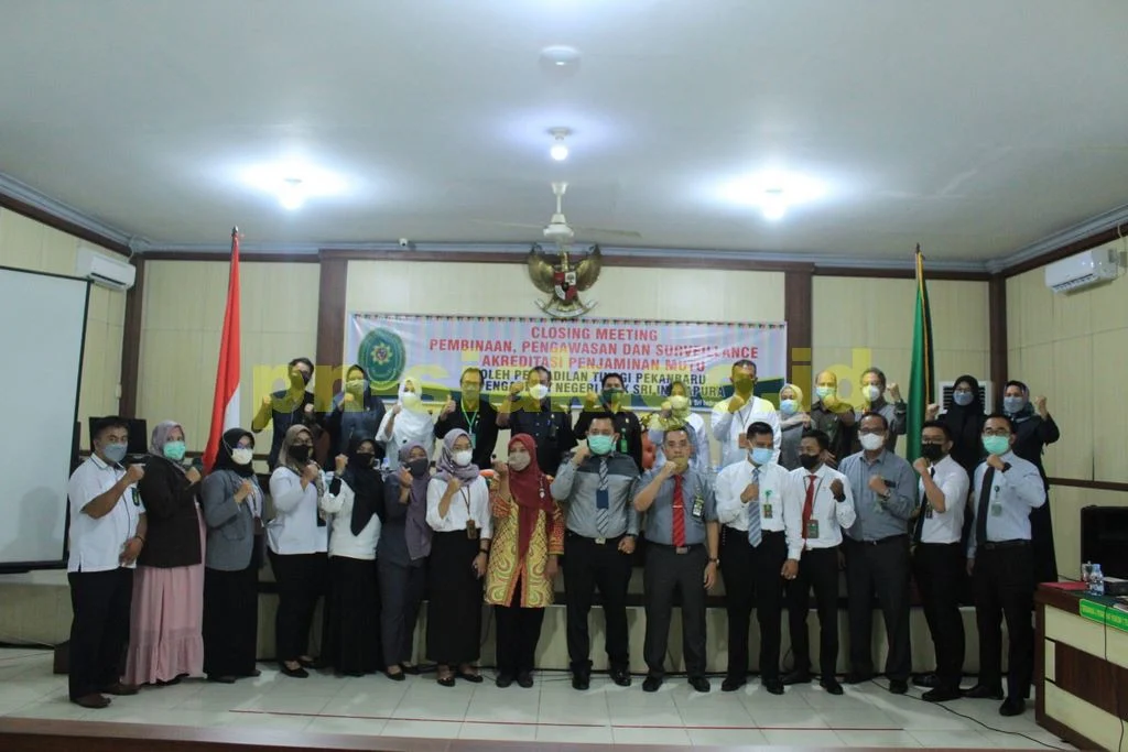 Closing Meeting Pembinaan, Pengawasan dan Surveillance Akreditasi Penjamin Mutu oleh Pengadilan Tinggi Pekanbaru