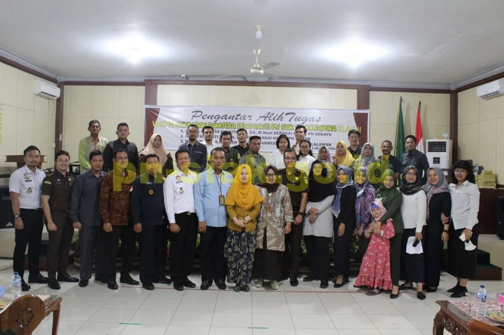 Pengantar Alih Tugas Wakil Ketua Pengadilan Negeri Siak Sri Indrapura, Hakim Pengadilan Negeri Siak Sri Indrapura & Panitera Pengganti Pengadilan Negeri Siak Sri Indrapura