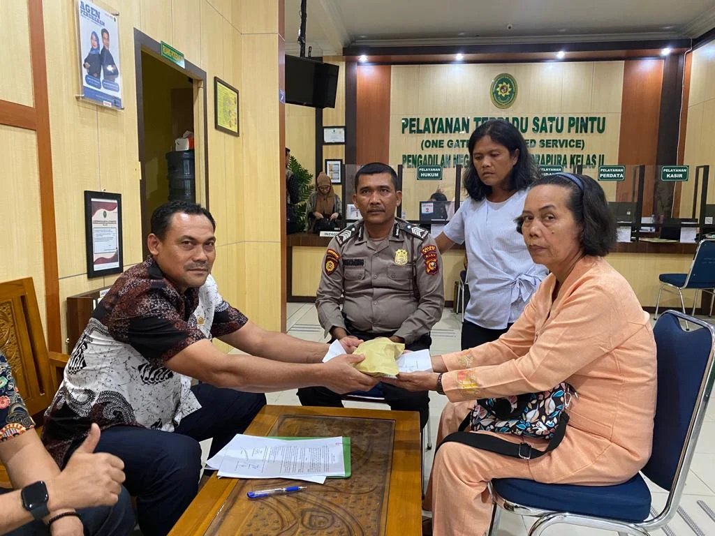 Penyerahan Penitipan Konsinyasi pada Nomor Perkara 1/Pdt.P-Kons/2021/PN Sak