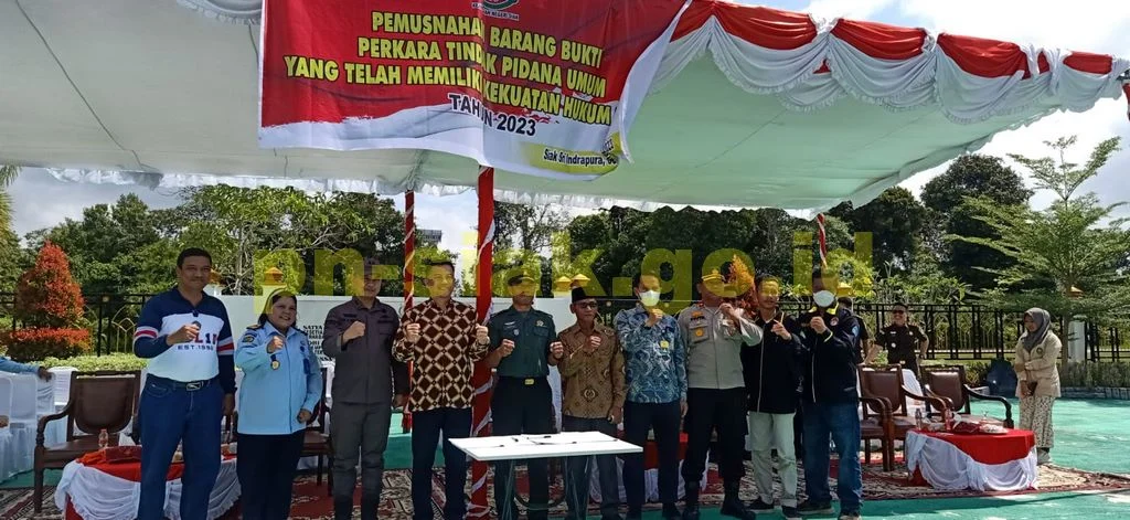 Pemusnahan Barang Rampasan Perkara Tindak Pidana Umum Yang Telah BHT