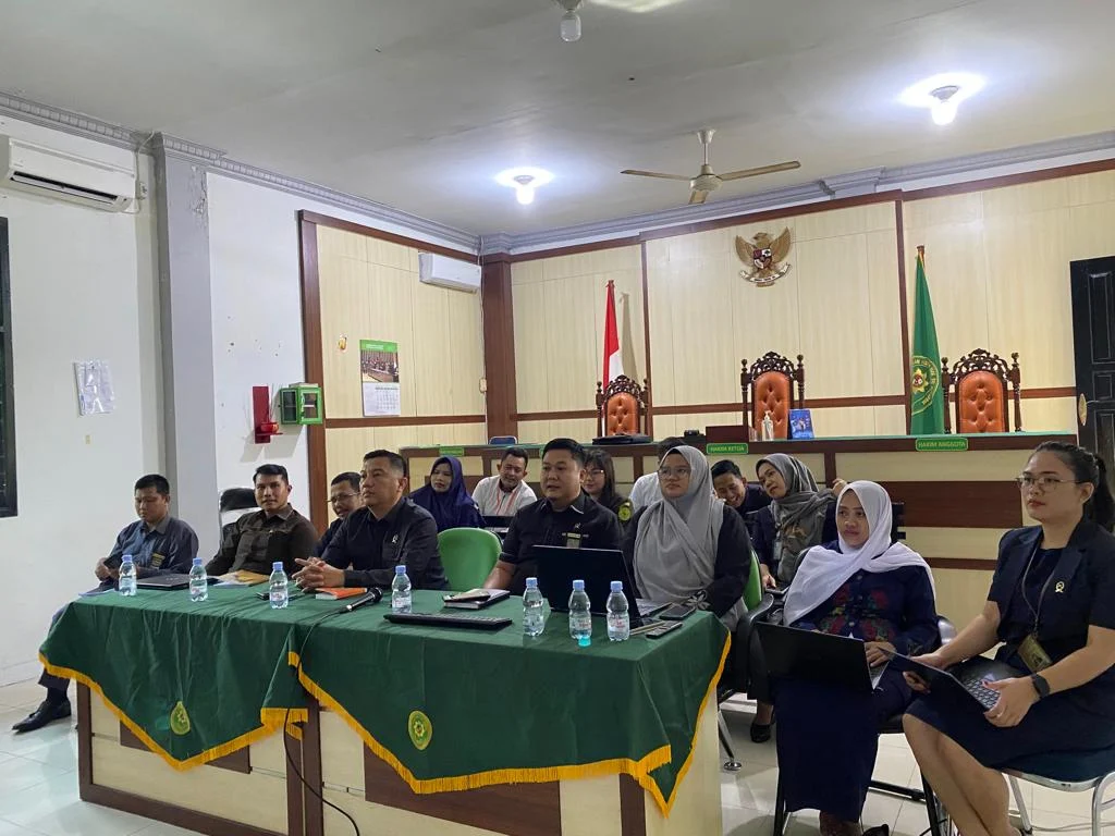Rapat dan Pembinaan oleh YM Wakil Ketua Pengadilan Tinggi Riau