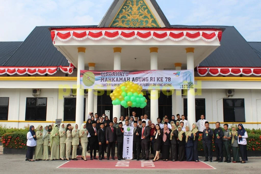 Upacara Memperingati HUT MA RI Ke-78