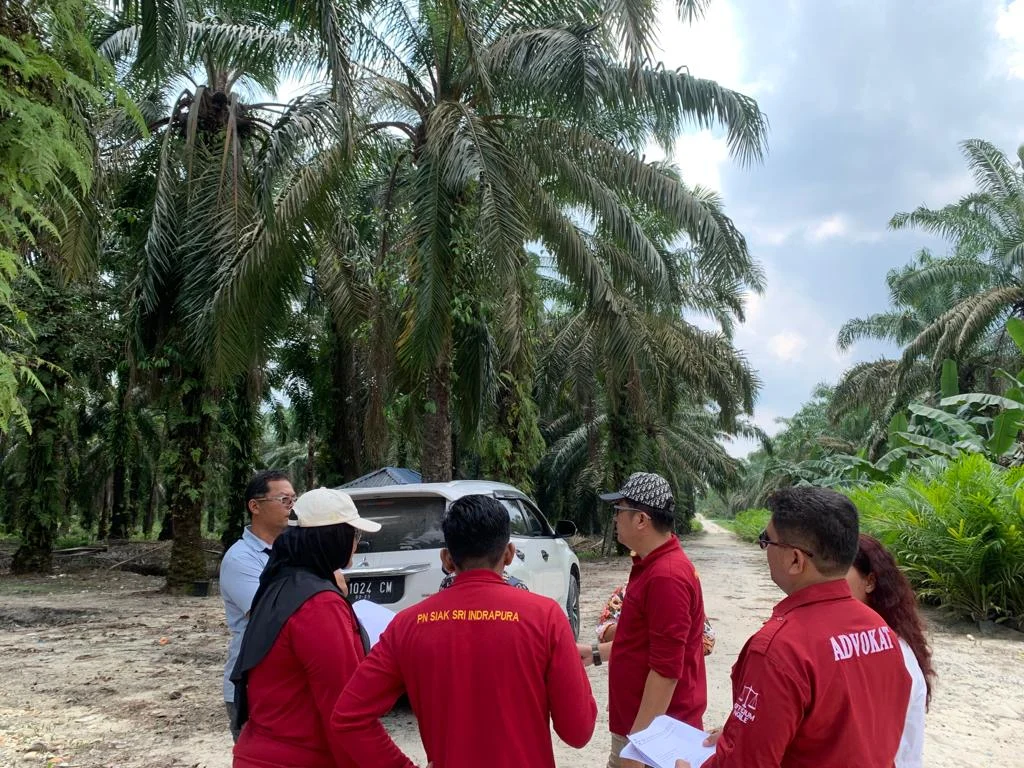 Pemeriksaan Setempat untuk nomor perkara 18/Pdt.G/2023/PN Sak