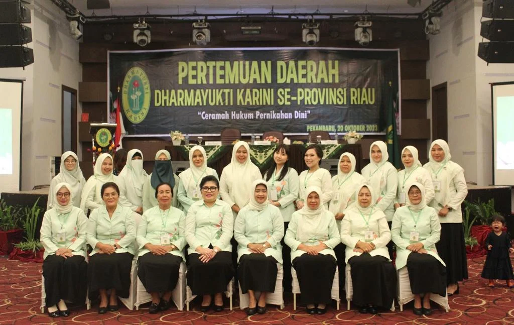 Pertemuan Daerah Dharmayukti Karini Se-Provinsi Riau
