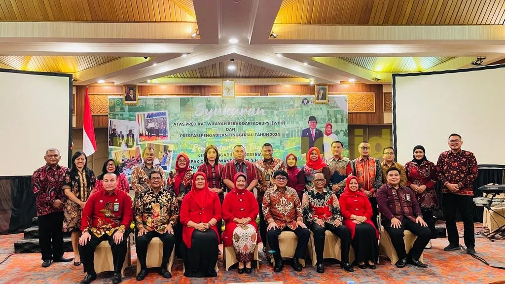 Syukuran atas Predikat WBK dan Prestasi PT Riau 2024 serta Pengantar Alih Tugas Ketua Pengadilan Tinggi Riau