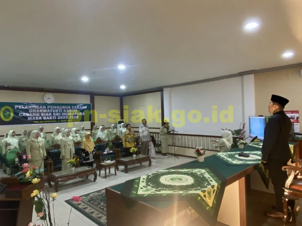 Pelantikan Pengurus Cabang Dharmayukti Karini Cabang Siak Sri Indrapura Masa Bakti 2025-2028 — foto 2