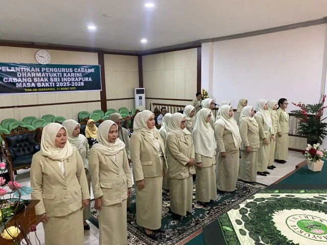 Pelantikan Pengurus Cabang Dharmayukti Karini Cabang Siak Sri Indrapura Masa Bakti 2025-2028 — foto 3