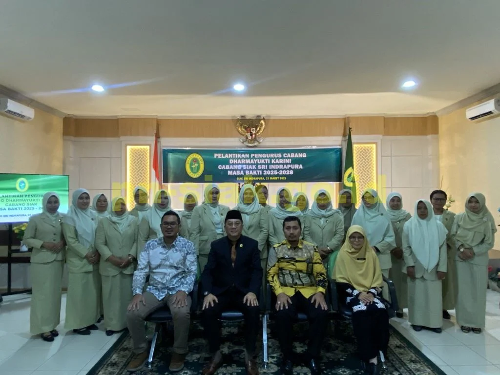 Pelantikan Pengurus Cabang Dharmayukti Karini Cabang Siak Sri Indrapura Masa Bakti 2025-2028