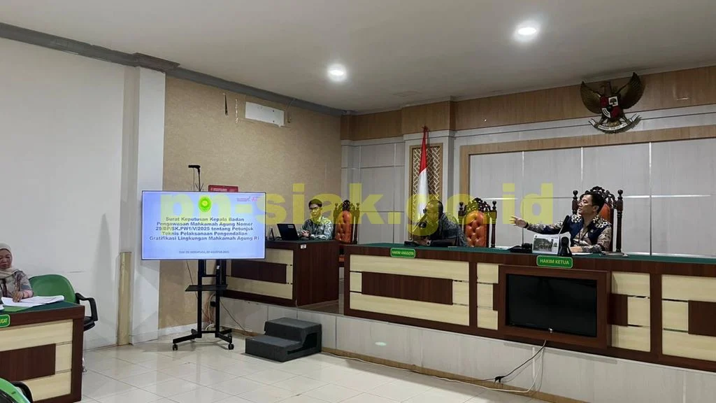 Sosialisasi Surat Keputusan Kepala Badan Pengawasan Mahkamah Agung No 29/BP/SK.PW1/V/2025