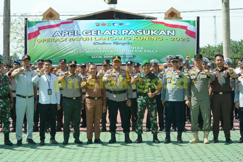 Apel Gelar Pasukan Ops Patuh Lancang Kuning-2025
