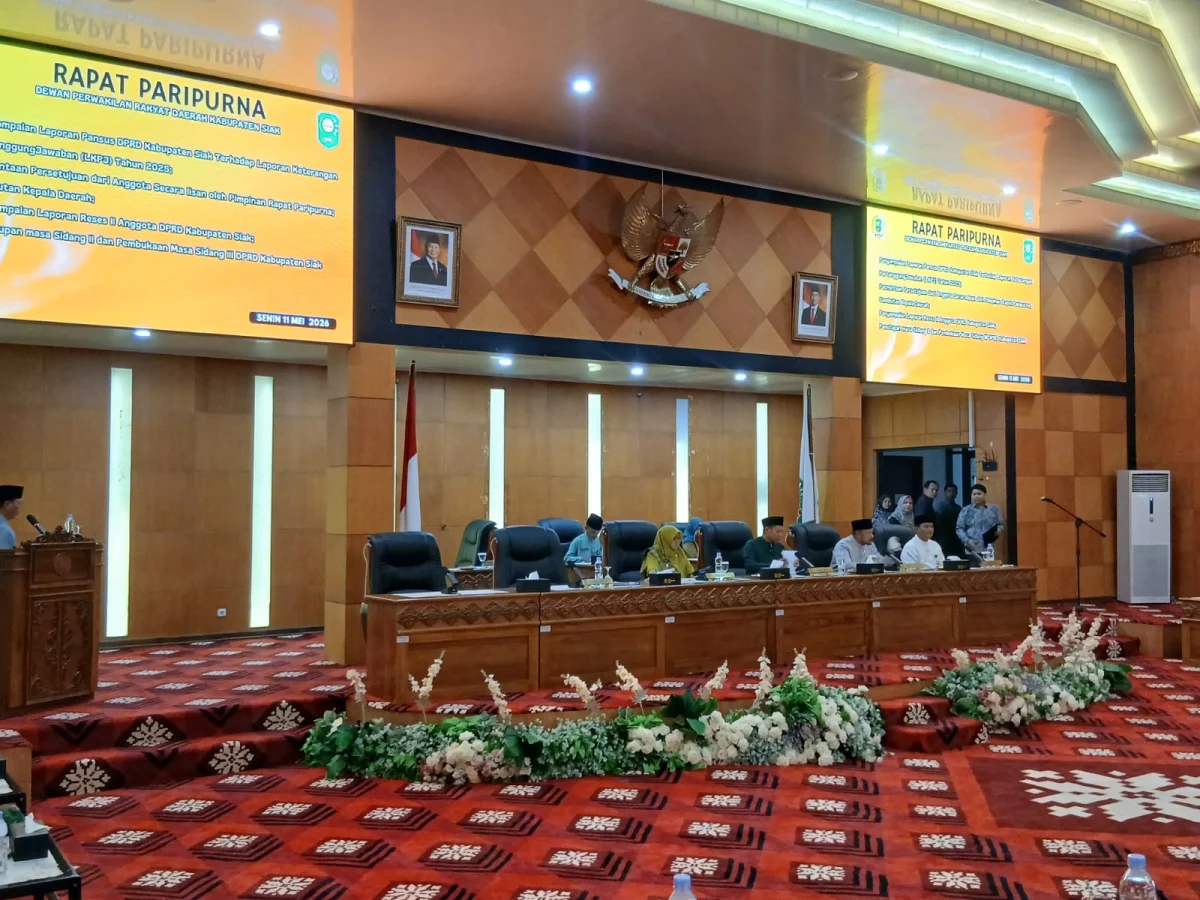 Rapat Paripurna DPRD Kabupaten Siak