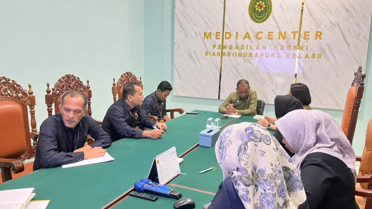 Pengadilan Negeri Siak Sri Indrapura Melaksanakan Monitoring dan Evaluasi Bidang Kepaniteraan