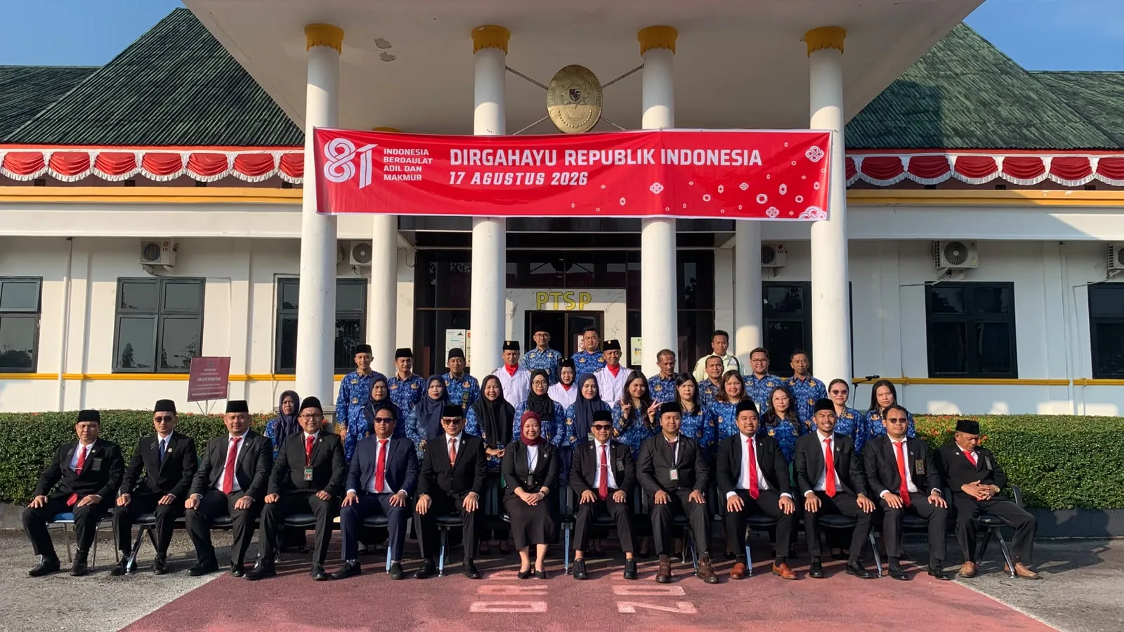 PN Siak Gelar Upacara Peringatan HUT ke-81 Kemerdekaan Republik Indonesia