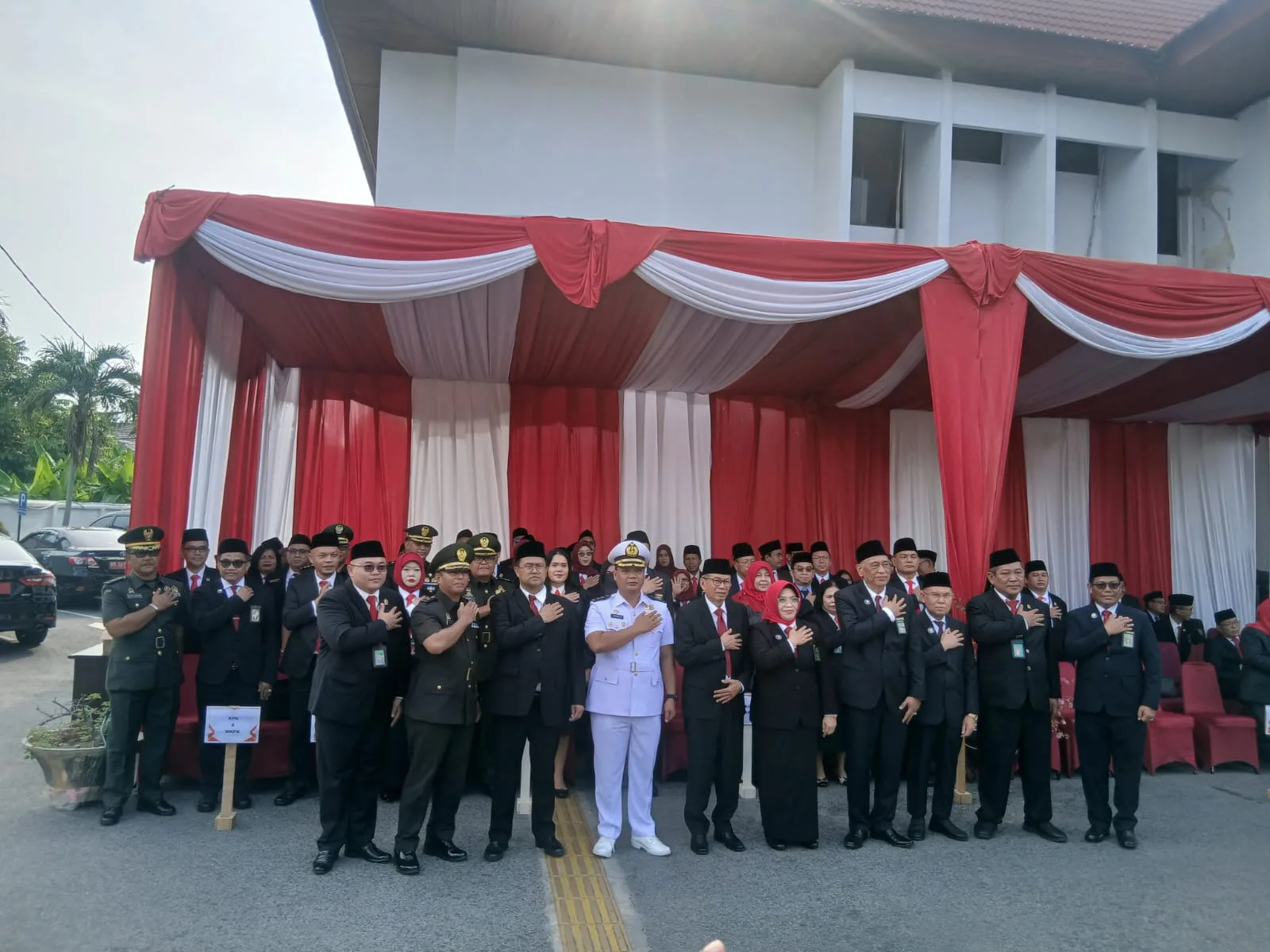 Ketua PN Siak Hadiri Upacara HUT ke-81 Mahkamah Agung RI di Pengadilan Tinggi Riau