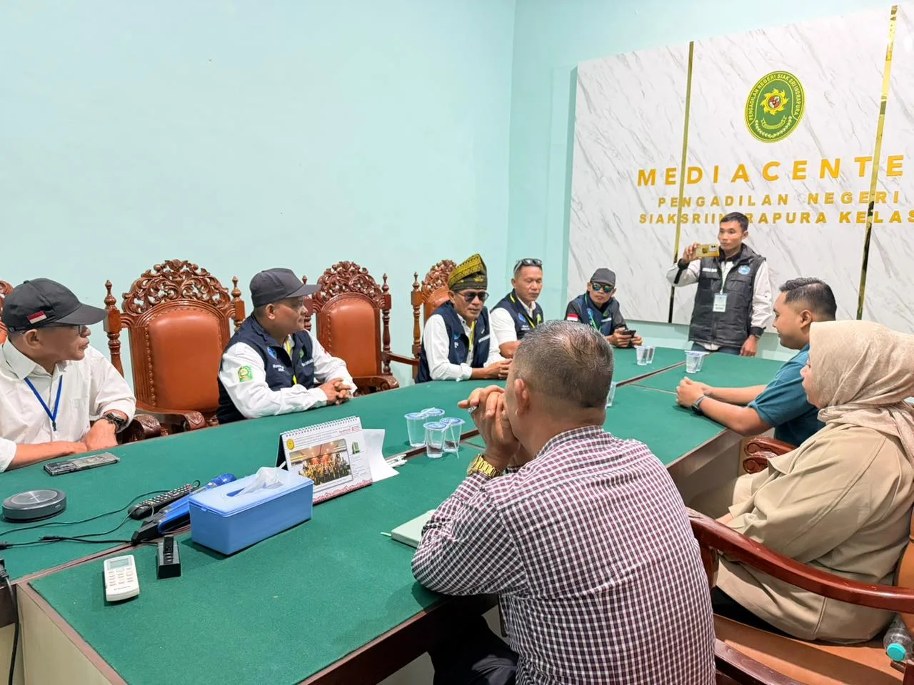 PN Siak Terima Audiensi dan Silaturahmi Lembaga Anti Narkotika Kabupaten Siak