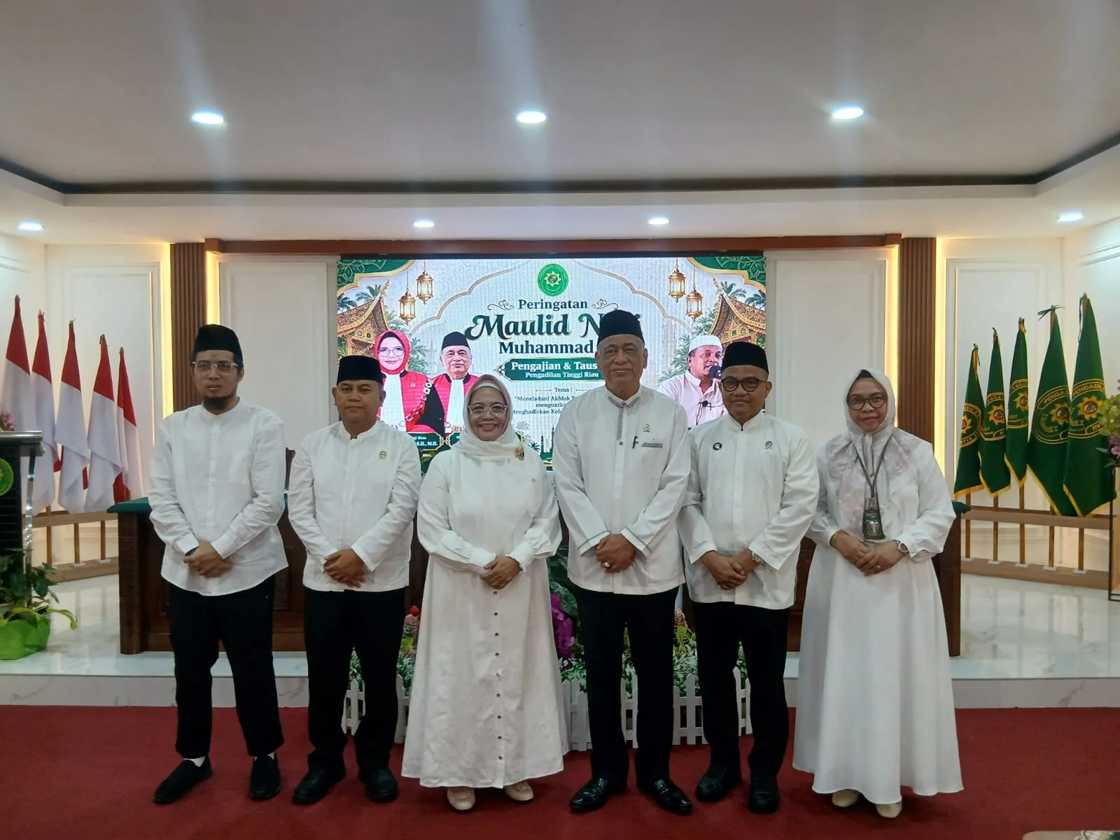 Ketua PN Siak Sri Indrapura Hadiri Peringatan Maulid Nabi Muhammad SAW 1448 H di Pengadilan Tinggi Riau